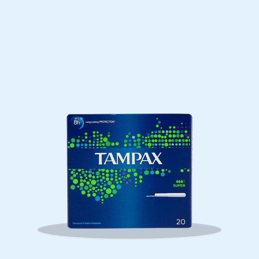 Tampax Super 20s (Pack of 8 x 20s)